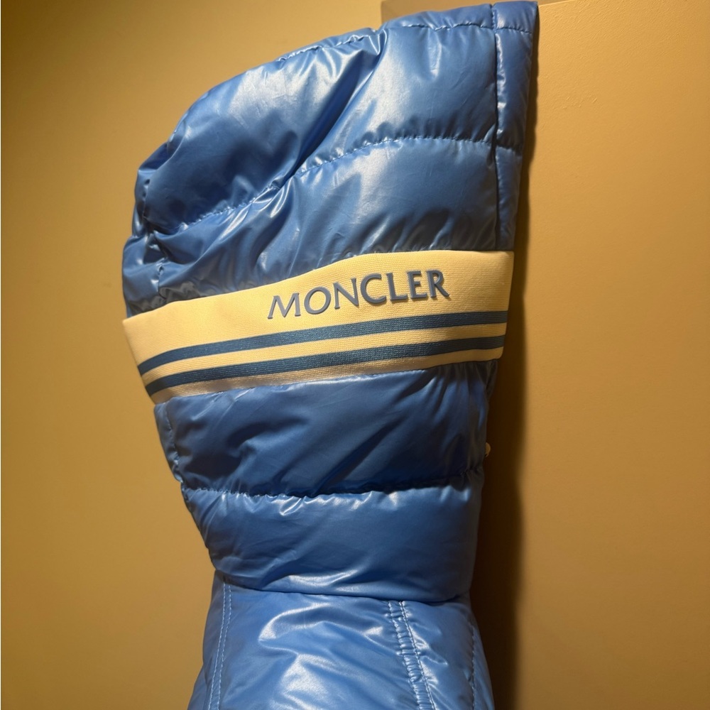 Moncler Shiny Blue Puffer vest - Picture 3 of 4